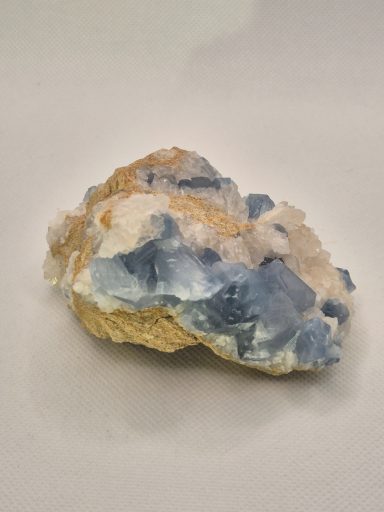 Celestine with Calcite| Grade A- Natural Crystal Specimen